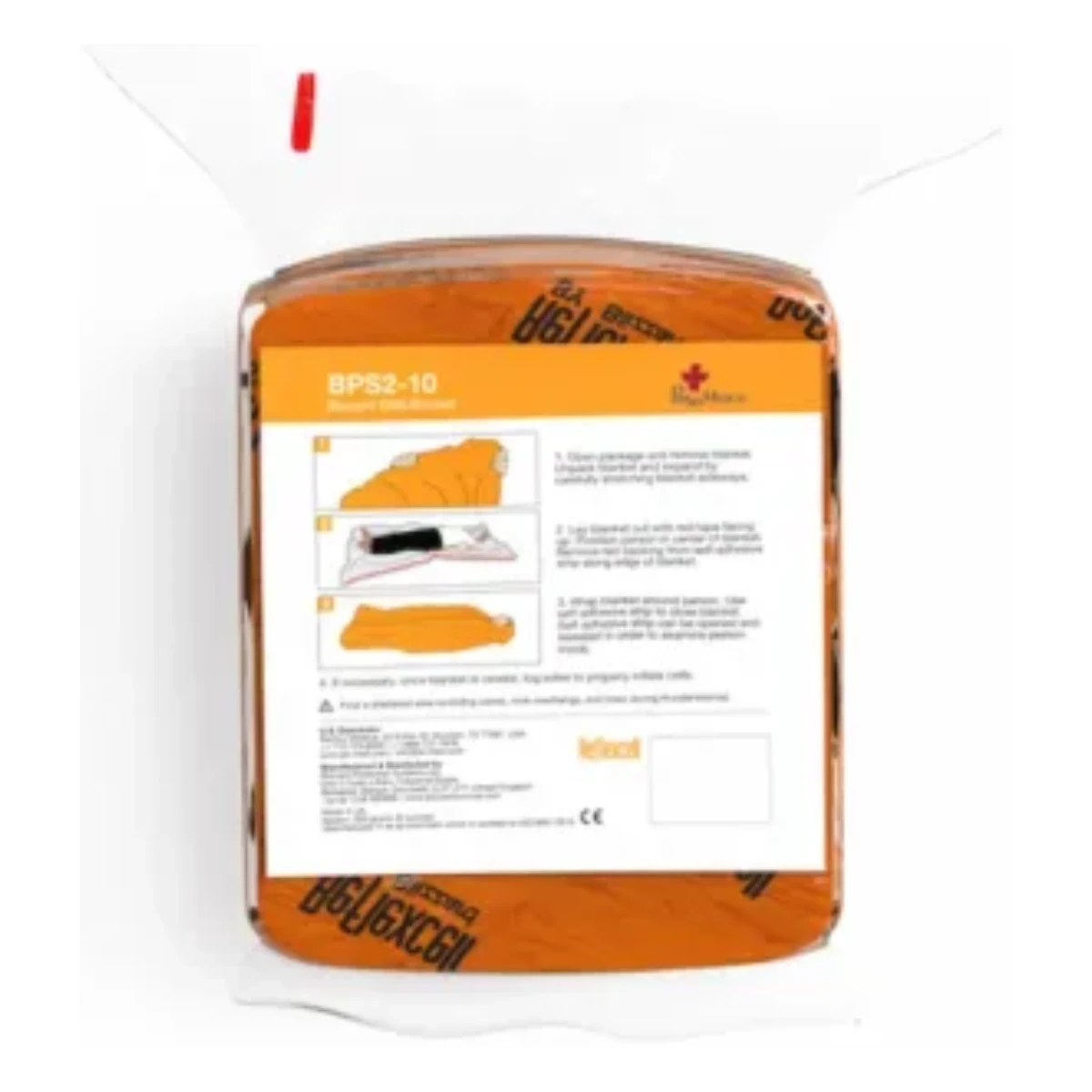 BLIZZARD EMS Blanket orangevakuumiert, ca. 242 g leichte Wärme-