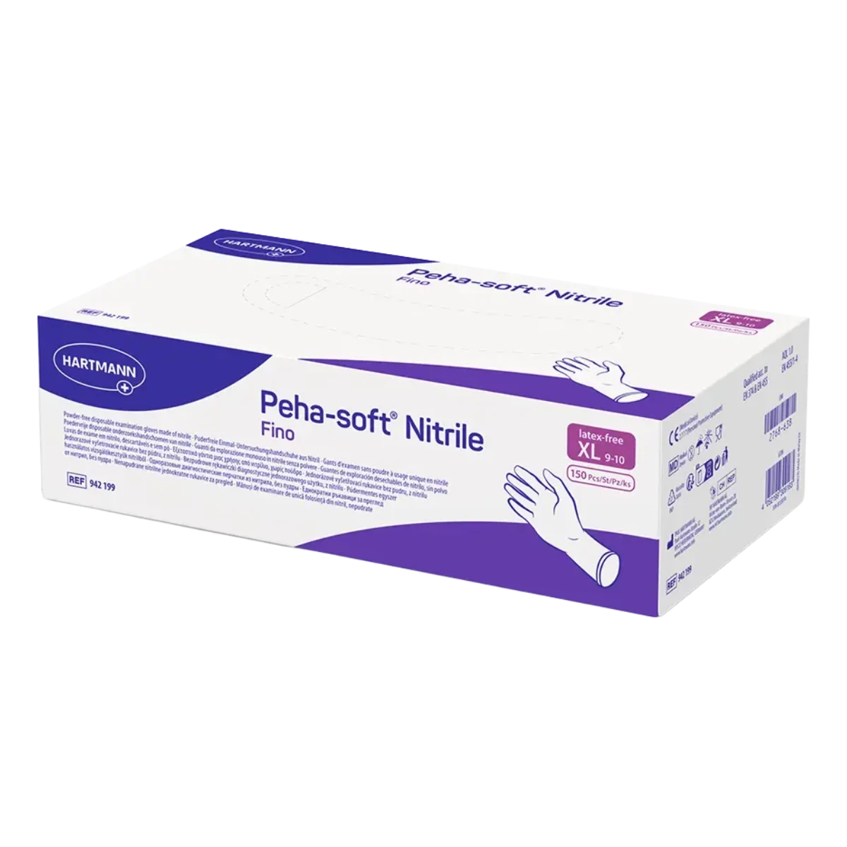 Peha-soft nitrile FINO puderfrei Größe XL, Pack à 150 Stück