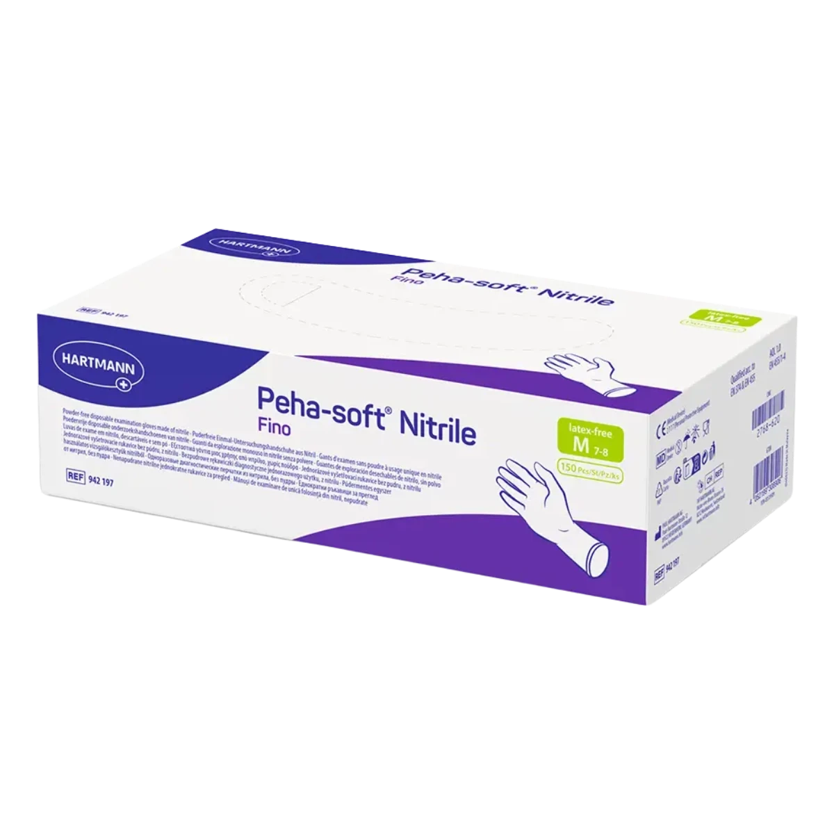 Peha-soft nitrile FINO puderfrei Größe M, Pack à 150 Stück